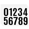10 Sheets 1.5 Inch Number Stickers 0-9, Self-Adhesive Vinyl Numbers, Blac gallery
