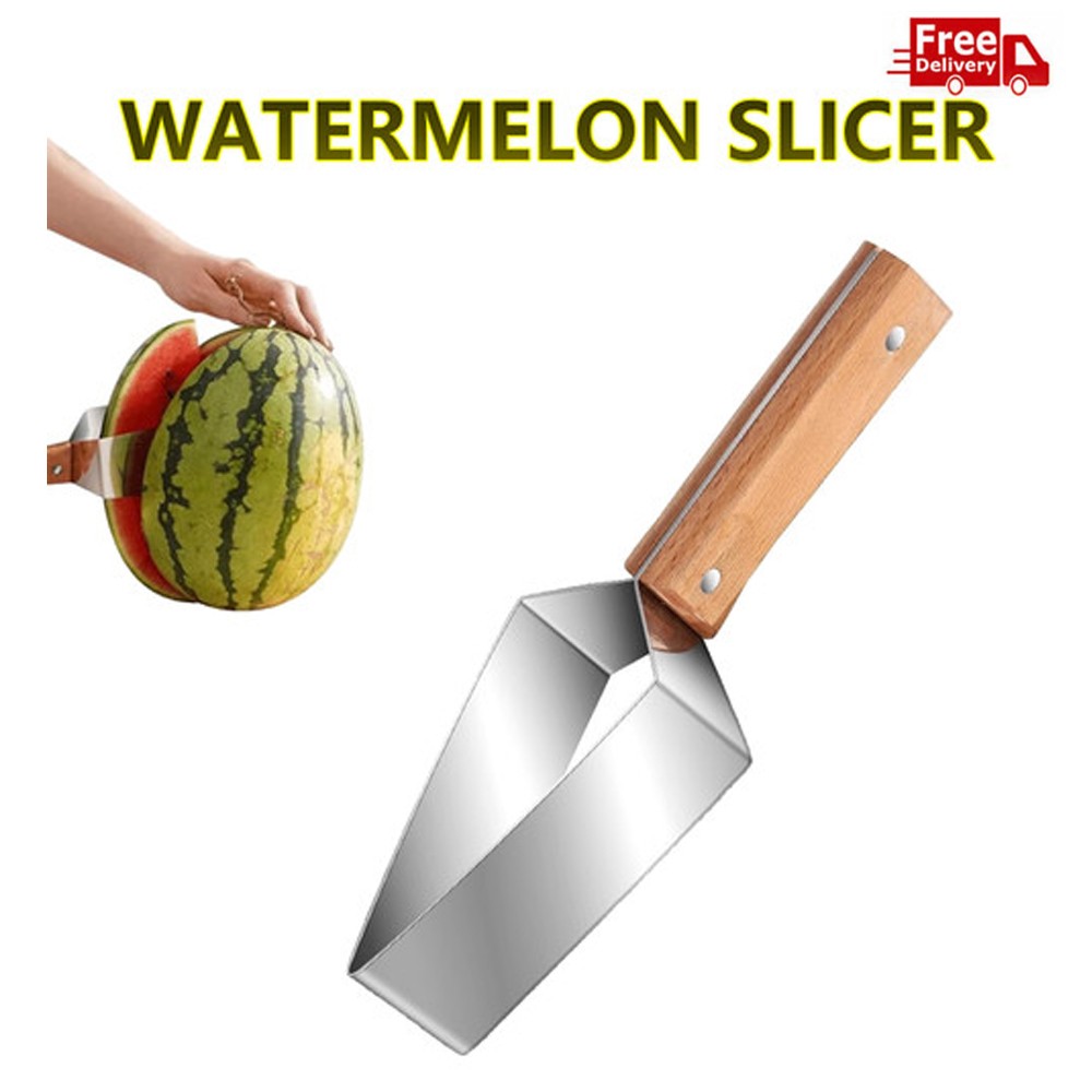 2026 New Triangle Watermelon Cutter StainlesStainless Steel Watermelon Slicer gallery