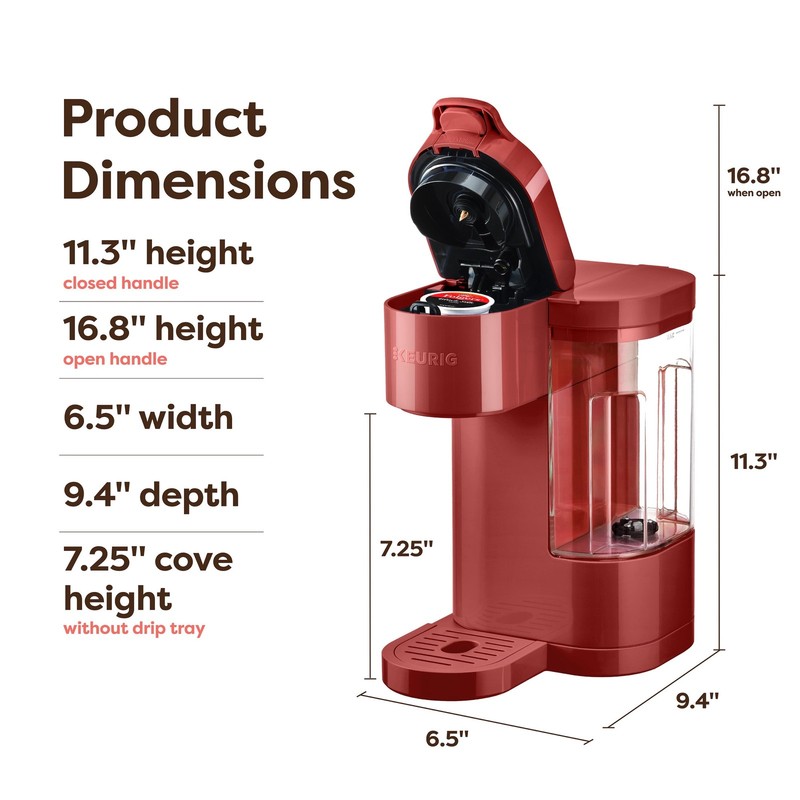Keurig K-Express Essentials Red Single-Serve K-Cup Pod Coffee Maker gallery