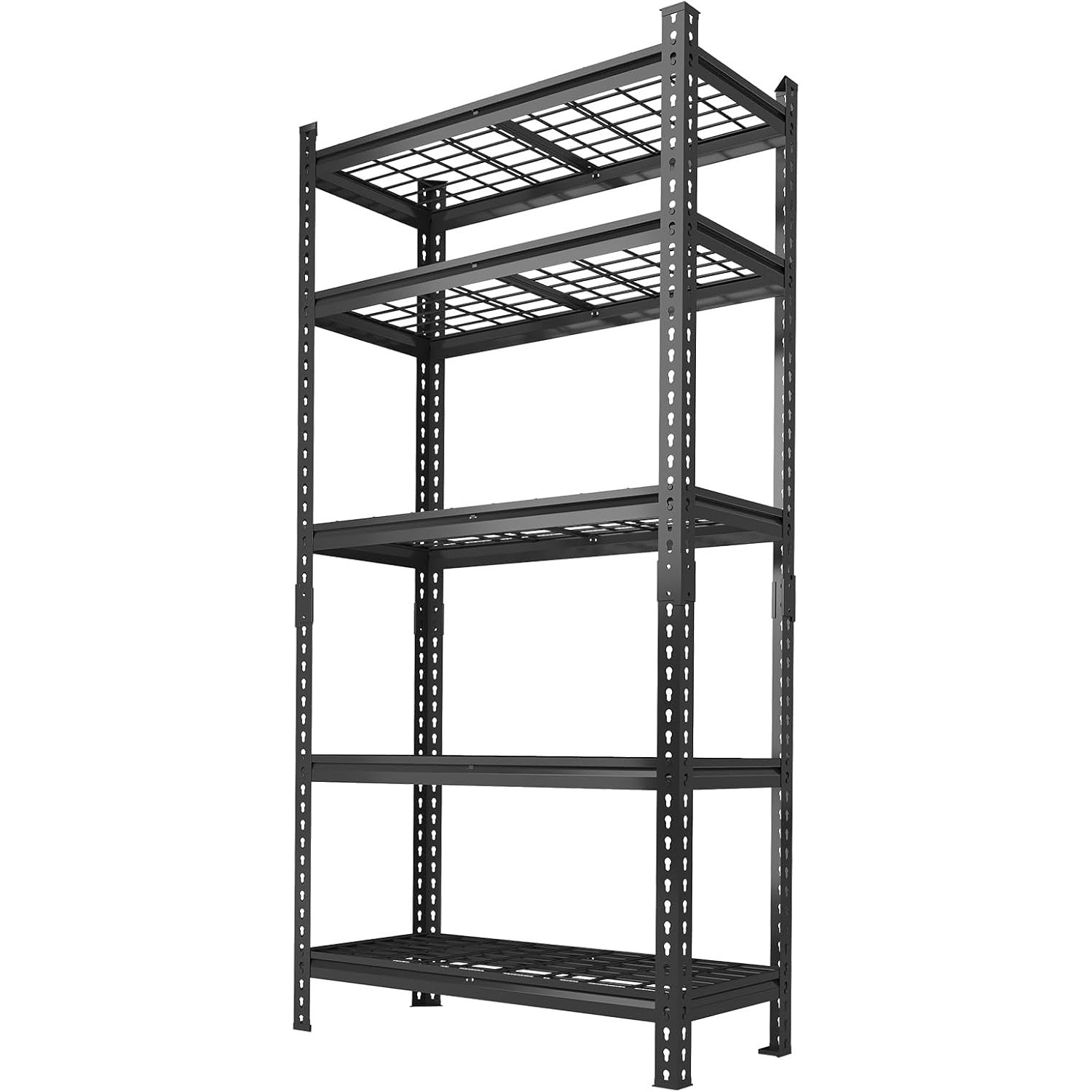 5 Tier Racking Shelf Heavy Duty Garage Shelving Storage Shelves 72 x 36 x 16 in gallery