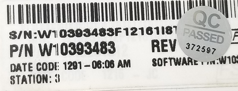 ⭐️OEM Whirlpool Washer Control W10393483 W10296058🔥Warranty &Free Same Day Ship gallery