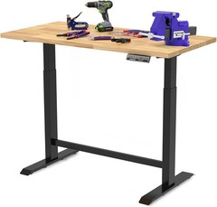 WORKPRO Dual Motor 48″ Electric Height Adjustable Workbench 500LBS Load Capacity