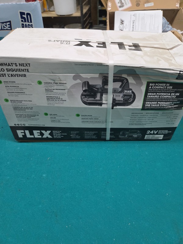 Flex 24V Cordless 2-1/2-in. Compact Band Saw Tool Only FX2331-Z New in Box gallery