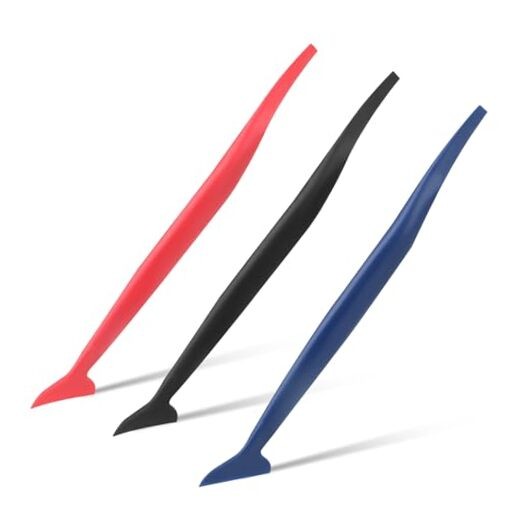 Pcs Car Micro Squeegee Curves Slot Tint Tool Set-in-1 Flexible Applicator 3 gallery