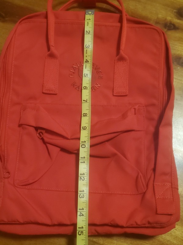 Fjallraven 23548 Re-Kanken Unisex Small Red Polyester Backpack READ DESCRIPTION  4