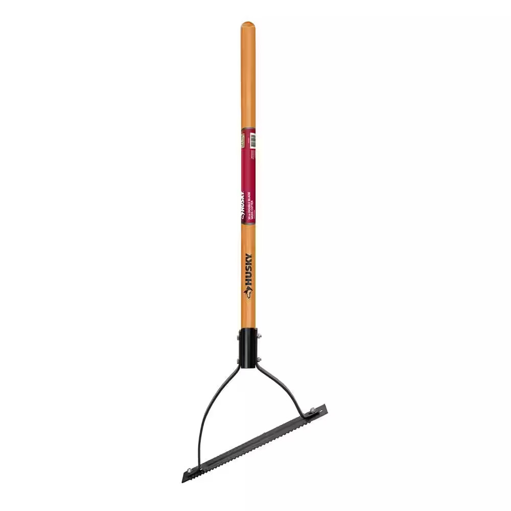 30 In. Double Blade Weeder Cutter, Strong hardwood handle gallery