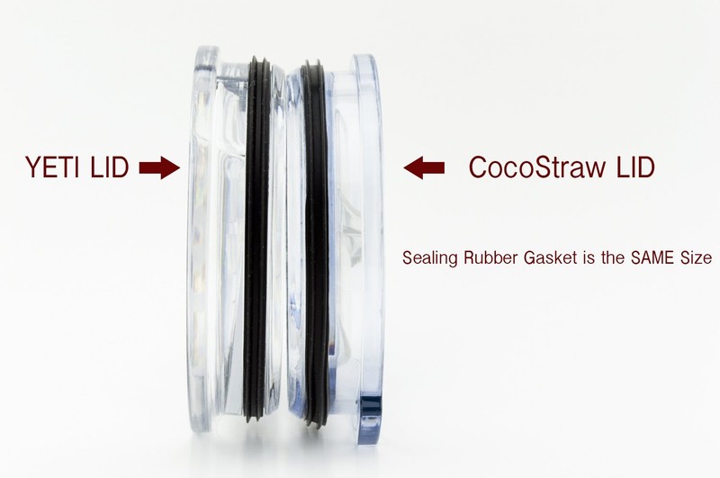 2 Pack Replacement Lid for Yeti Ozark Trail 30 oz CocoStraw Slide Closing Straw gallery