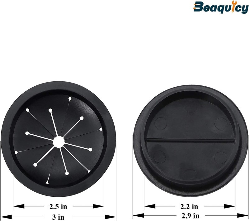 Garbage Disposal Splash Guards Kitchen Sink Stopper 3Pack Whirlaway Waste King gallery