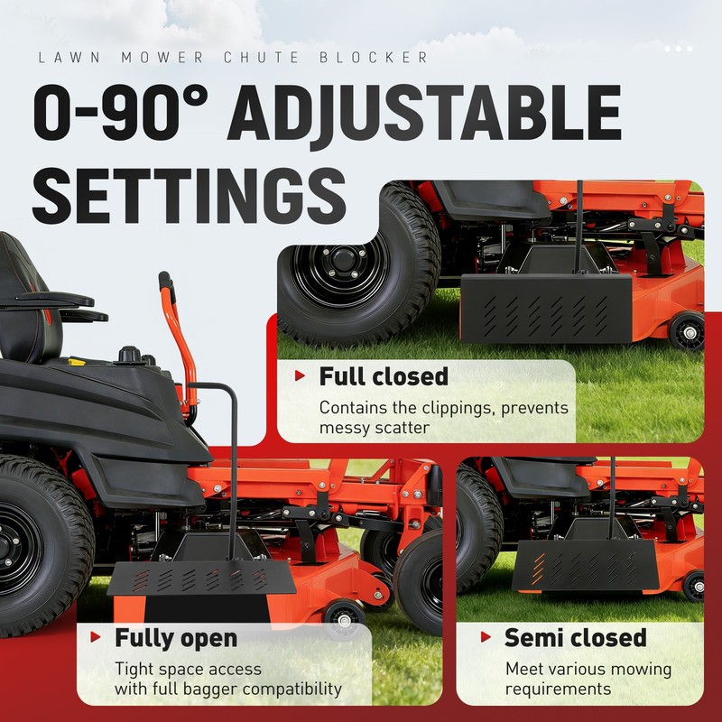 Chute Blocker System For Bad Boy Mowers 54" 60" 61" 72" #088-6000-00 #ACS6000B gallery
