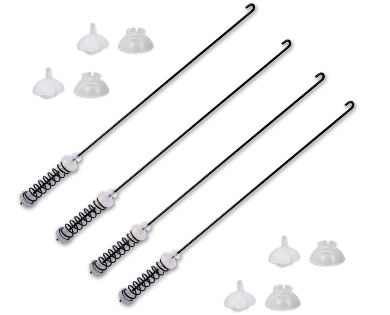 4Pcs Washer Suspension Rod Kit For Whirlpool WTW4800BQ0 WTW4800BQ1 WET4027HW0 gallery