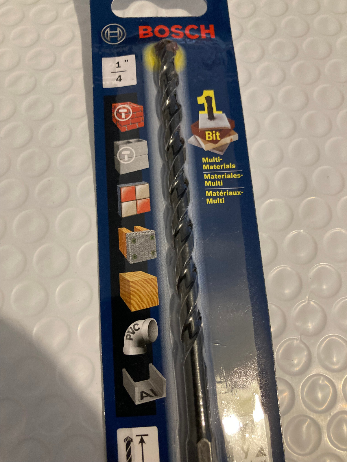 BOSCH IMC06 1/4" Impact Multi Construction Drill Bit 6 in length Carbide Tip gallery