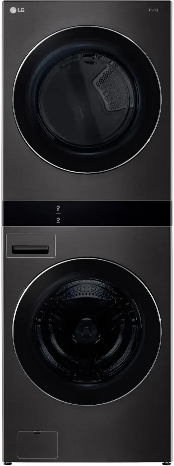 LG 27 INCH ELECTRIC SINGLE UNIT WASH TOWER - WKEX300HBA gallery