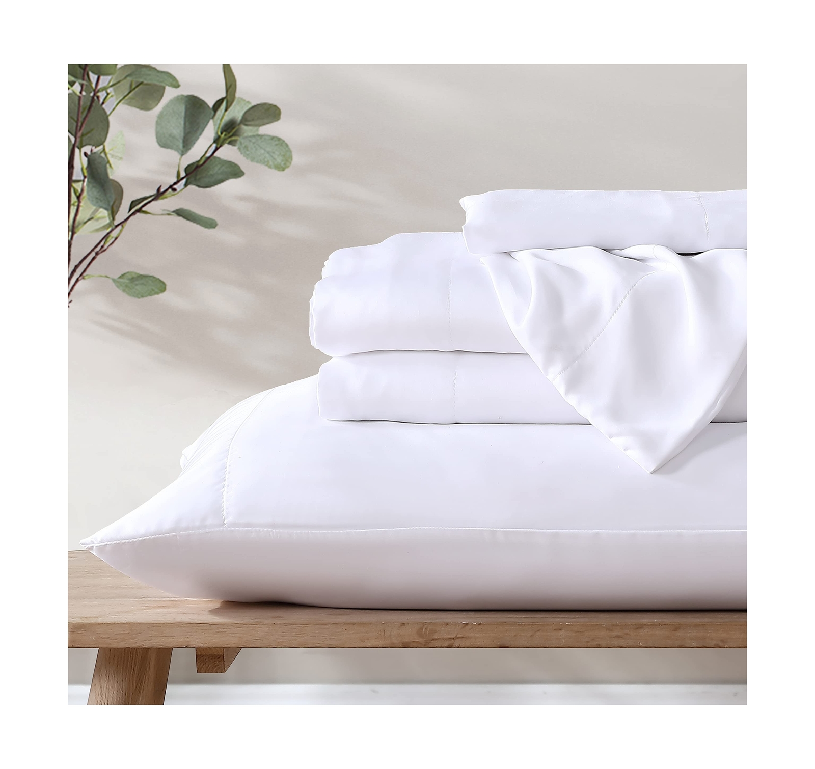 100% Eucalyptus Tencel Lyocell Sheet Set, Silky Soft & Smooth Cooling Sheets ... gallery