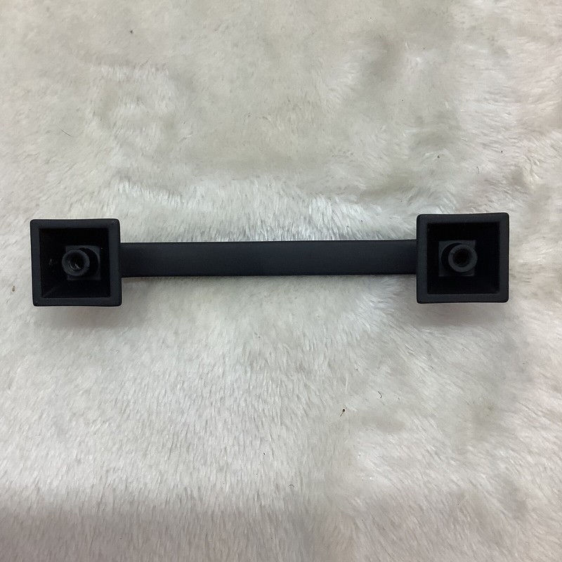 Cabinet Drawer Pull Kitchen Classic Edge 3-3/4 in. (96 mm) Matte Black 10 Pack gallery