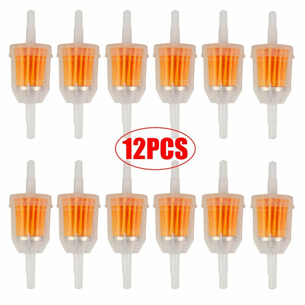 1/4" 5/16" Inline Fuel Gas Filter for Kawasaki Kohler Briggs GX Honda -12pcs/set gallery