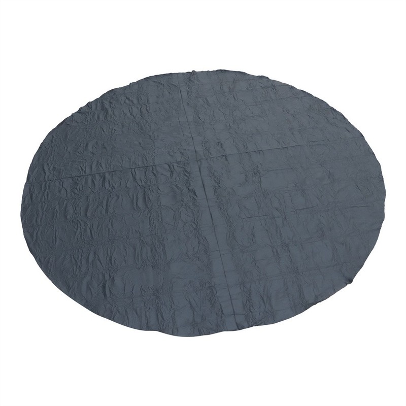 Round Black Thicker Pool Liner Pad For Ground Swimming Pools Extends Liner Life gallery