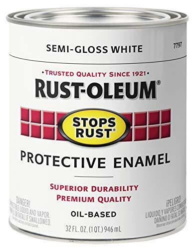 Rust-Oleum 7797502 Stops Rust Brush On Paint, 32 Fl Oz (Pack of 1), Semi-Gloss gallery