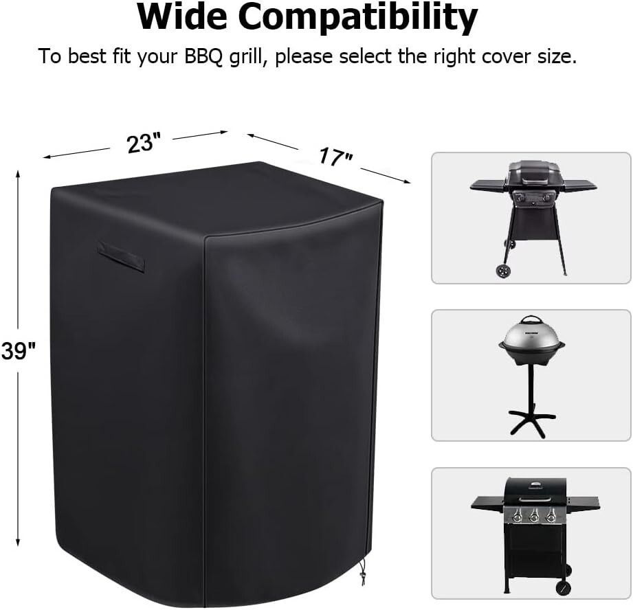 iCOVER Electric Grill Cover for 40inch Masterbuilt Charbroil Vertical Smoker gallery