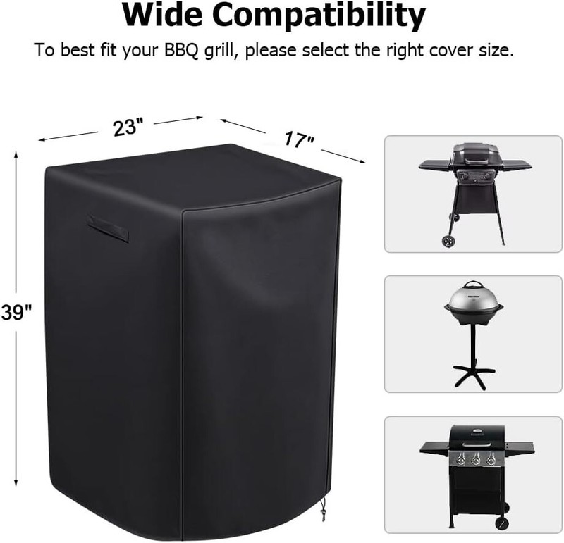 iCOVER Electric Grill Cover for 40inch Masterbuilt Charbroil Vertical Smoker gallery