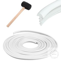 60 ft Swimming Pool Liner Lock Roll Pool Bead Lock White Pool Liner Bead Wedge