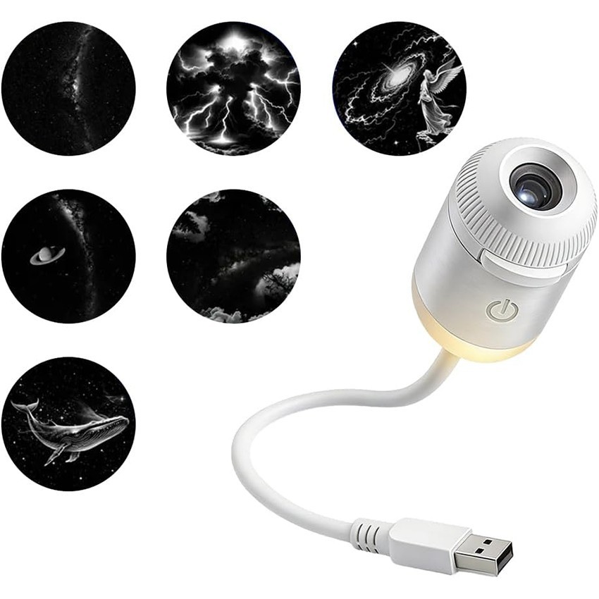 2-in-1 Galaxy Projector Night Light Starry Sky Projector High Resolution Bedroom gallery