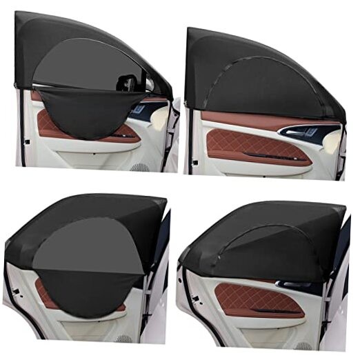 4 Pcs Car Window Shades - Breathable Car Side Windows 19-25 In, 22-45 In gallery