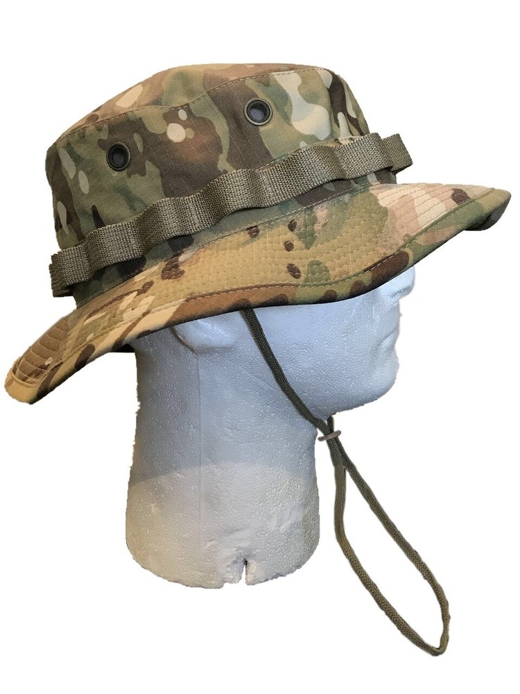 Original Army Issue Boonie Bush Hat OCP Scorpion Multicam 50/50 Nylon Cotton USA