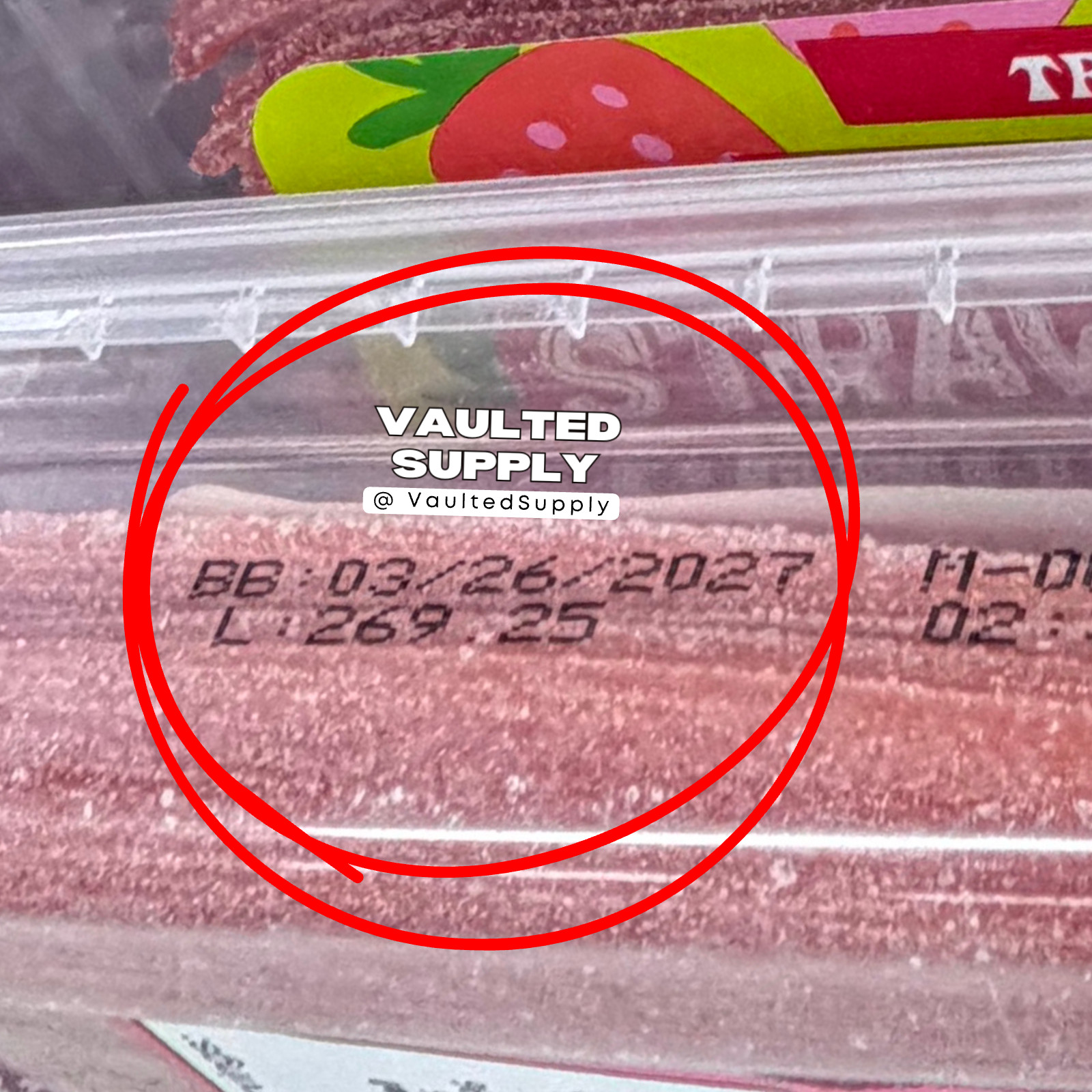 Trader Joe’s Sour Strawberry Candy Belts 10 oz – 2 Pack Fresh Vegan Candy gallery