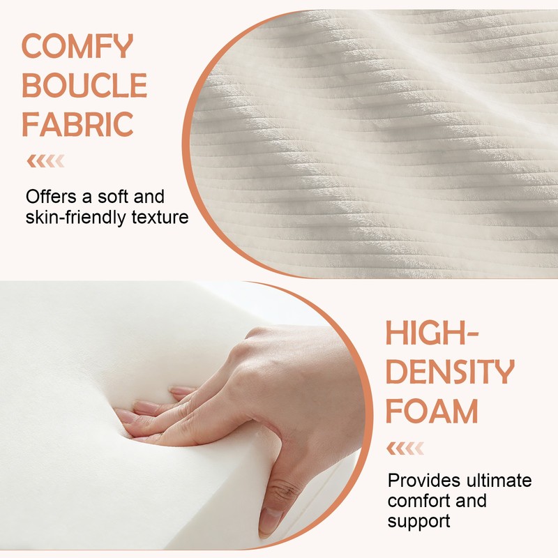 Space-Saving Compression Sofa Corduroy Skin-friendly Sleeper Bed Instant Setup gallery