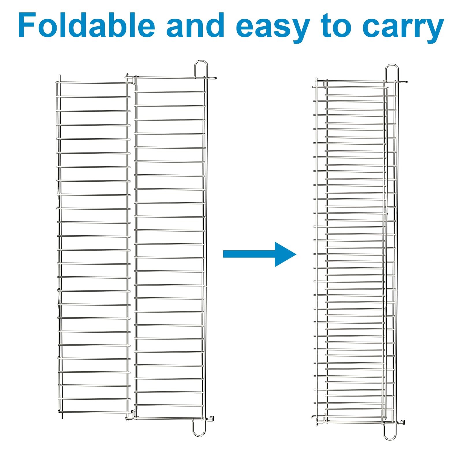 SafBbcue 66044 Warming Rack Upgrade Genesis II 25-3/4" Lx 6"W X 2" H, Silver gallery