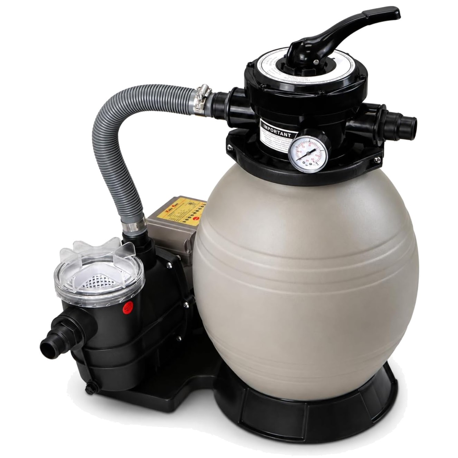 Efficient Above Ground Pool Pump, 3/4HP, 2400 GPH Flow Rate gallery