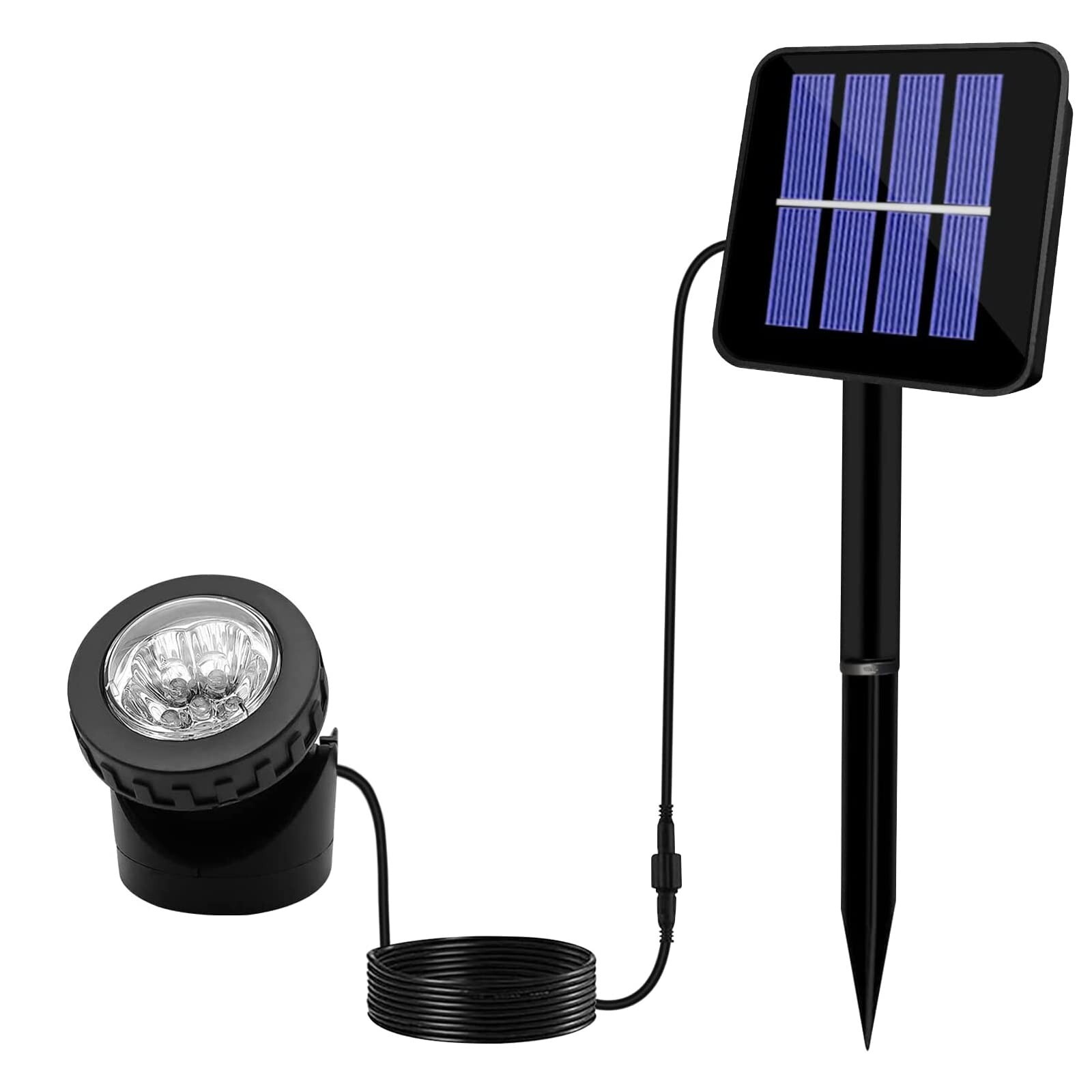 AVEKI Solar LED Landscape Spotlight,Waterproof 6 LEDs Pond Light Underwater L... gallery