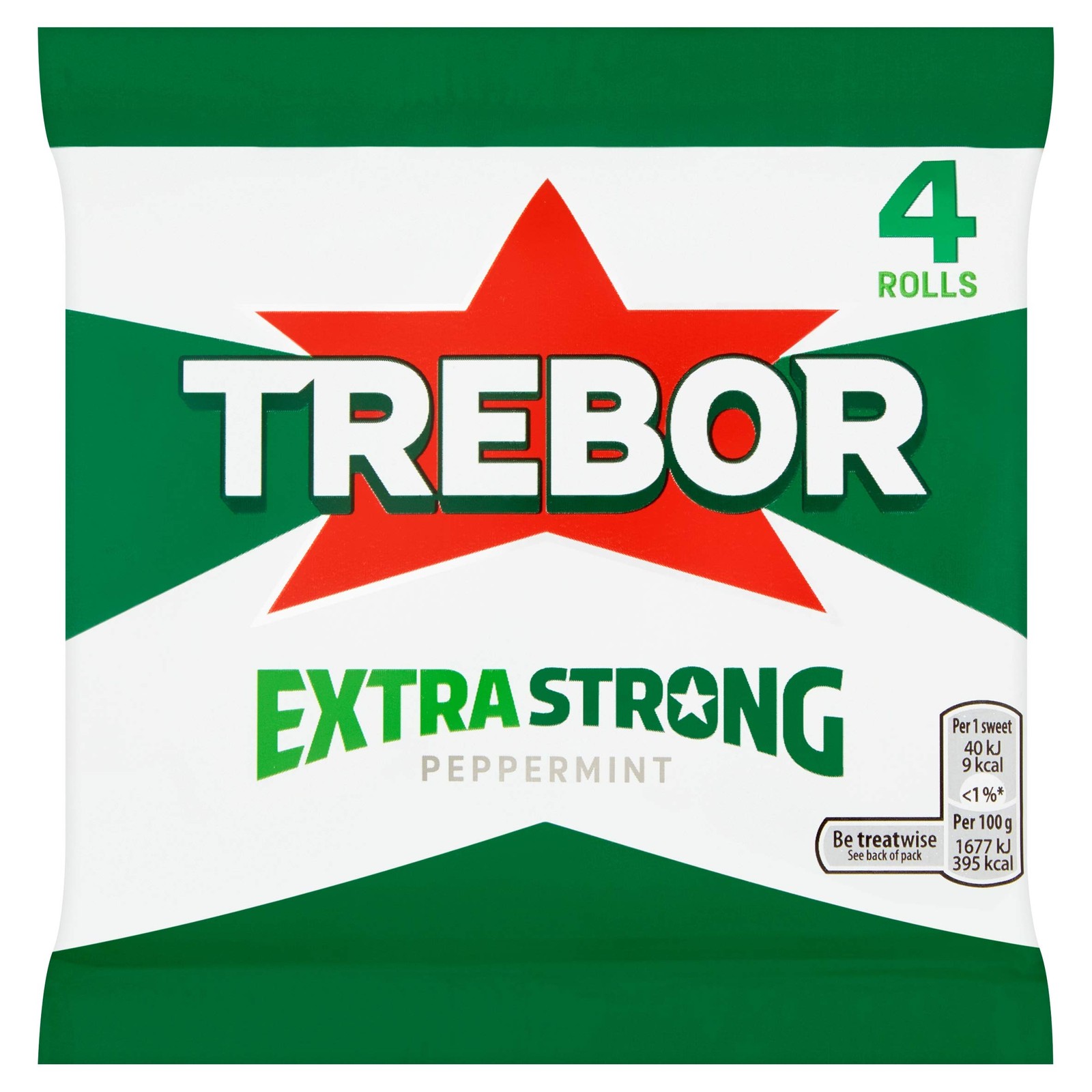 Trebor Extra Strong Roll 4 Count (Pack of 1) gallery