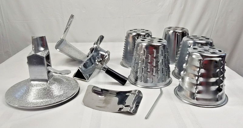 Vintage King Kutter Food Processor Cutter Chopper Slicer 5 Cones Healthy Gourmet gallery