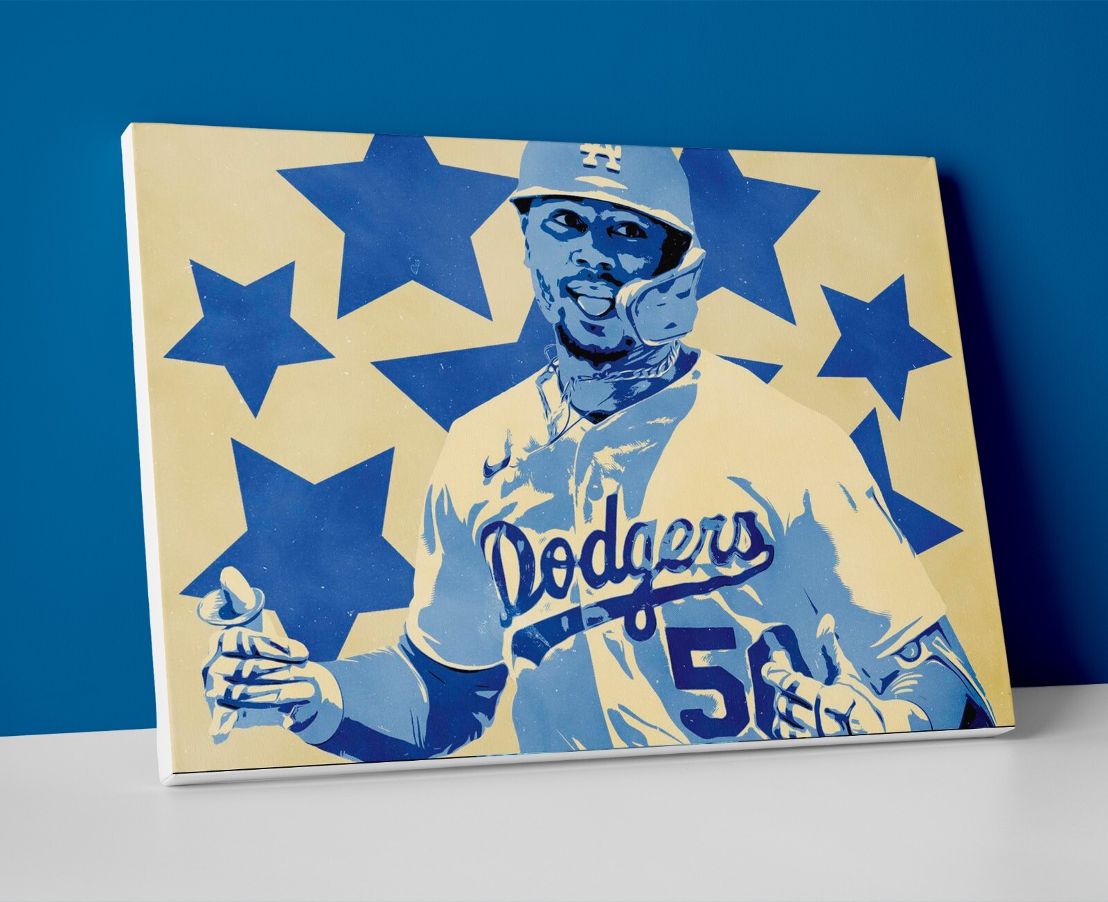 Mookie Betts LA Dodgers Poster or Canvas gallery