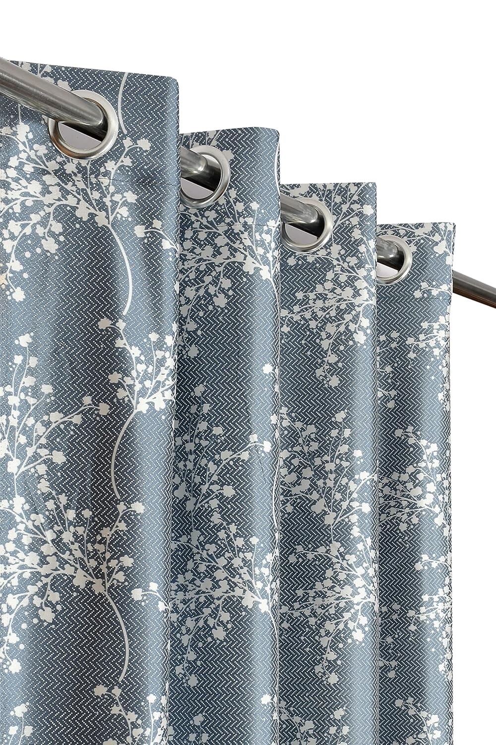 New 2 Piece Eyelet Polyester Door Curtain Set - 7 feet gallery