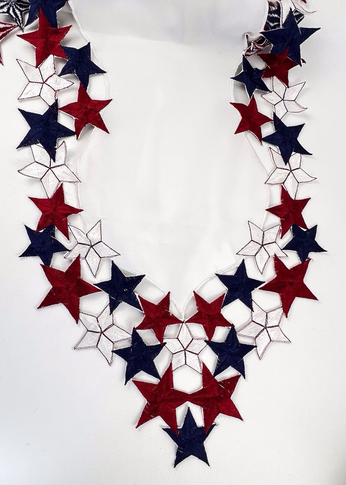 Stars Table Runner Red White Blue 66in Patriotic 4th Of July Decor Bella Lux gallery