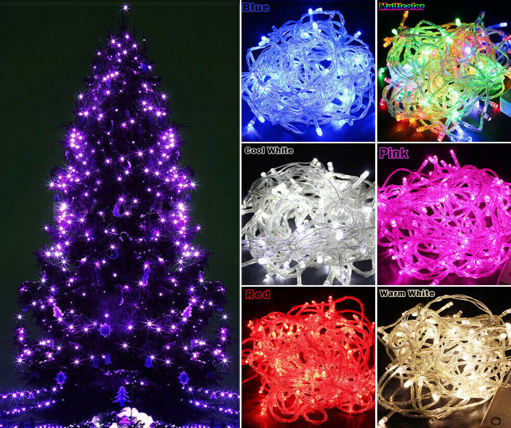 100-500 LED Fairy String Lights Christmas Tree Wedding Party Home Outdoor Decor gallery