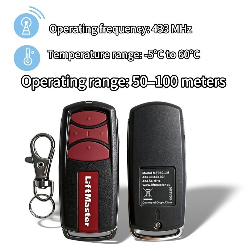 Liftmaster TX4UNIF Remote Control Replaces 4330E, 4333E, 4335E, TX4UNIS, TX4UNI gallery
