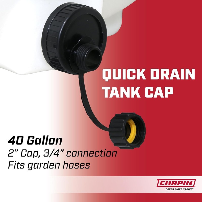 Durable 40-Gallon Plastic Water Storage Tank - Perfect for Orchards & Acreage gallery