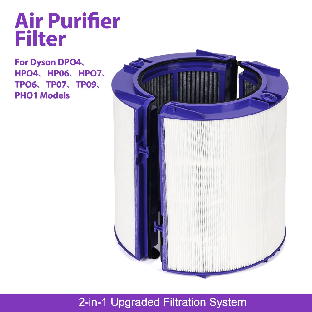 2-IN-1 Air Purifier Filter for Dyson PH04 PH03 PH02 PH01 HP09 TP09 HP07 TP07 gallery