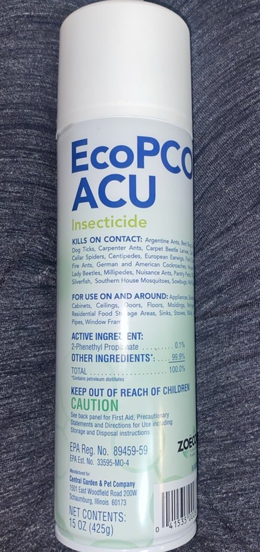 EcoPCO ACU Contact Insecticide Bed Bugs Ants Fleas Ticks 15oz by Zoecon gallery