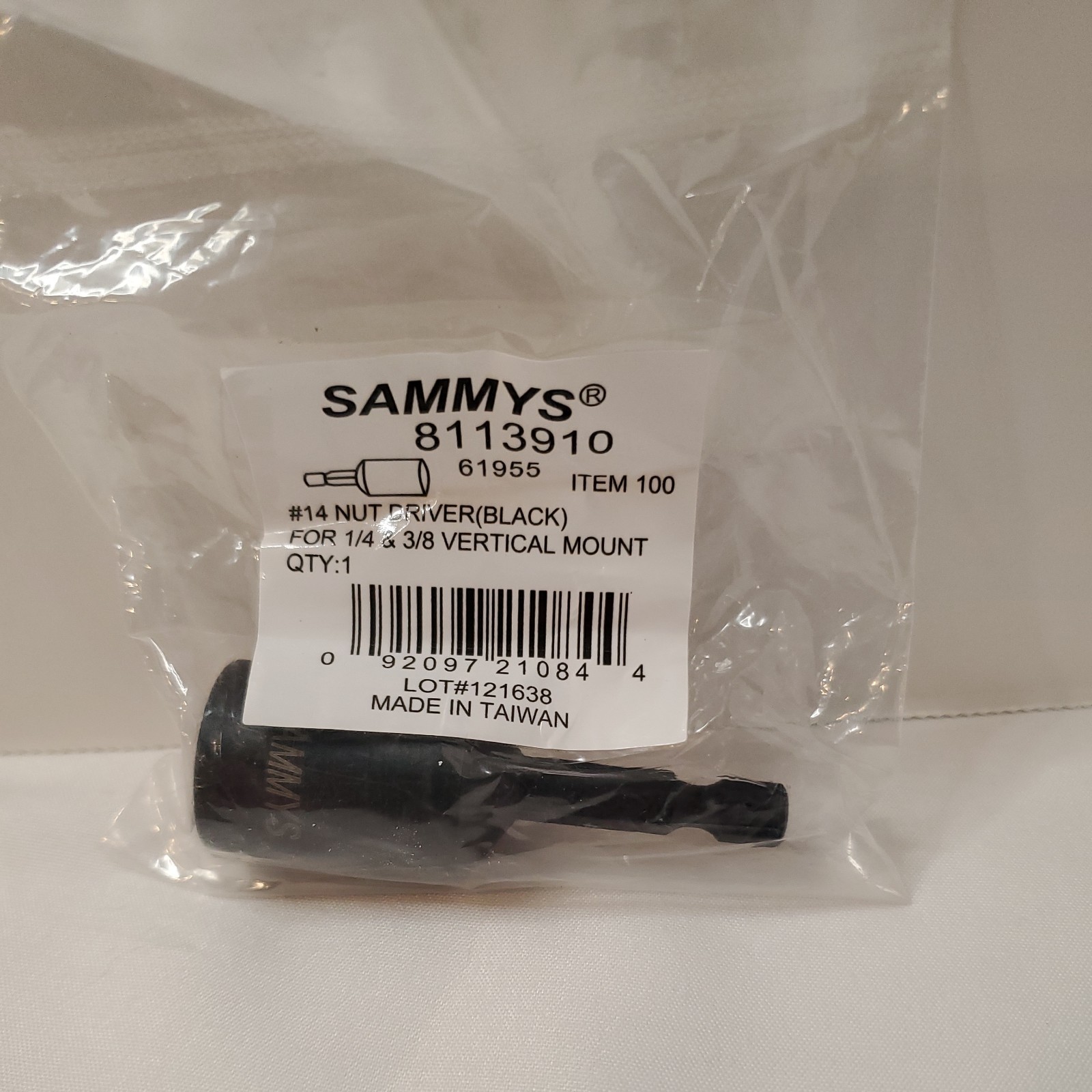 Sammys #14 Vertical Mount Nut Driver for 1/4 & 3/8 gallery
