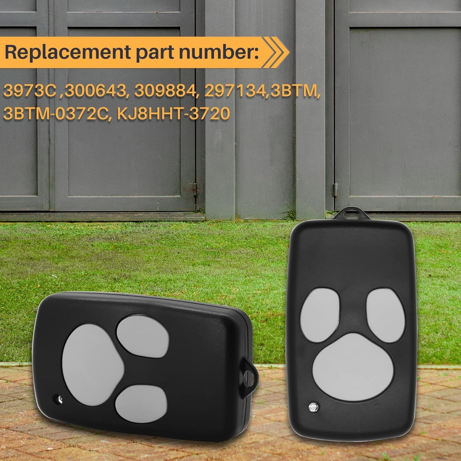 Garage Door Opener Remote for Wayne Dalton 372310 3973C 300643 309884 black gallery