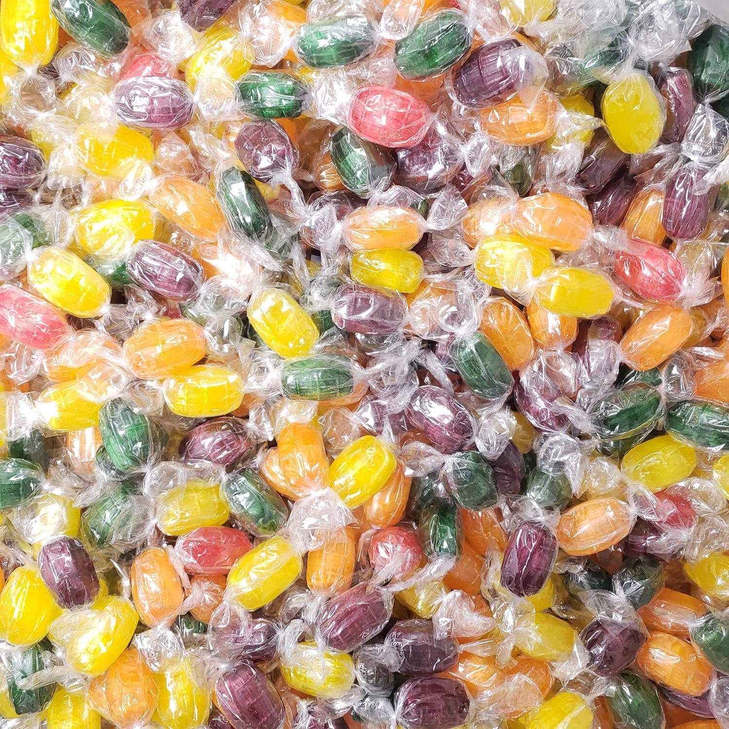 Assorted Fruit Flavored Barrels, Individually Wrapped Bulk Hard Candy (2 Pounds) gallery