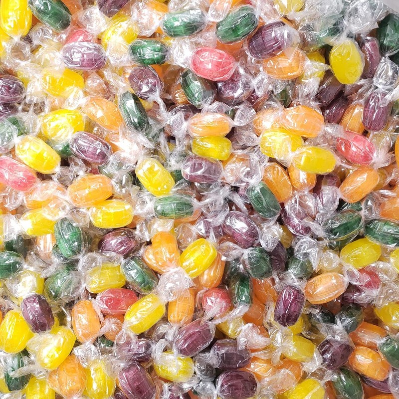 Assorted Fruit Flavored Barrels, Individually Wrapped Bulk Hard Candy (5 Pounds) gallery