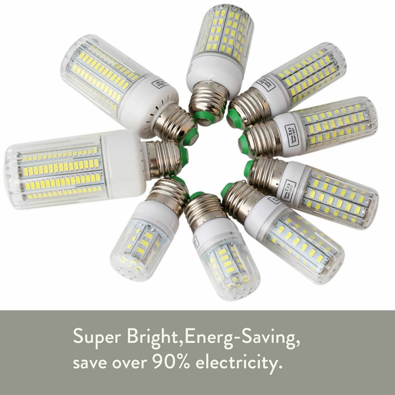 LED Corn Bulb E27 E14 E12 B22 5730 SMD 24-165LEDs Home Lamp Decor AC110V/220V EM gallery