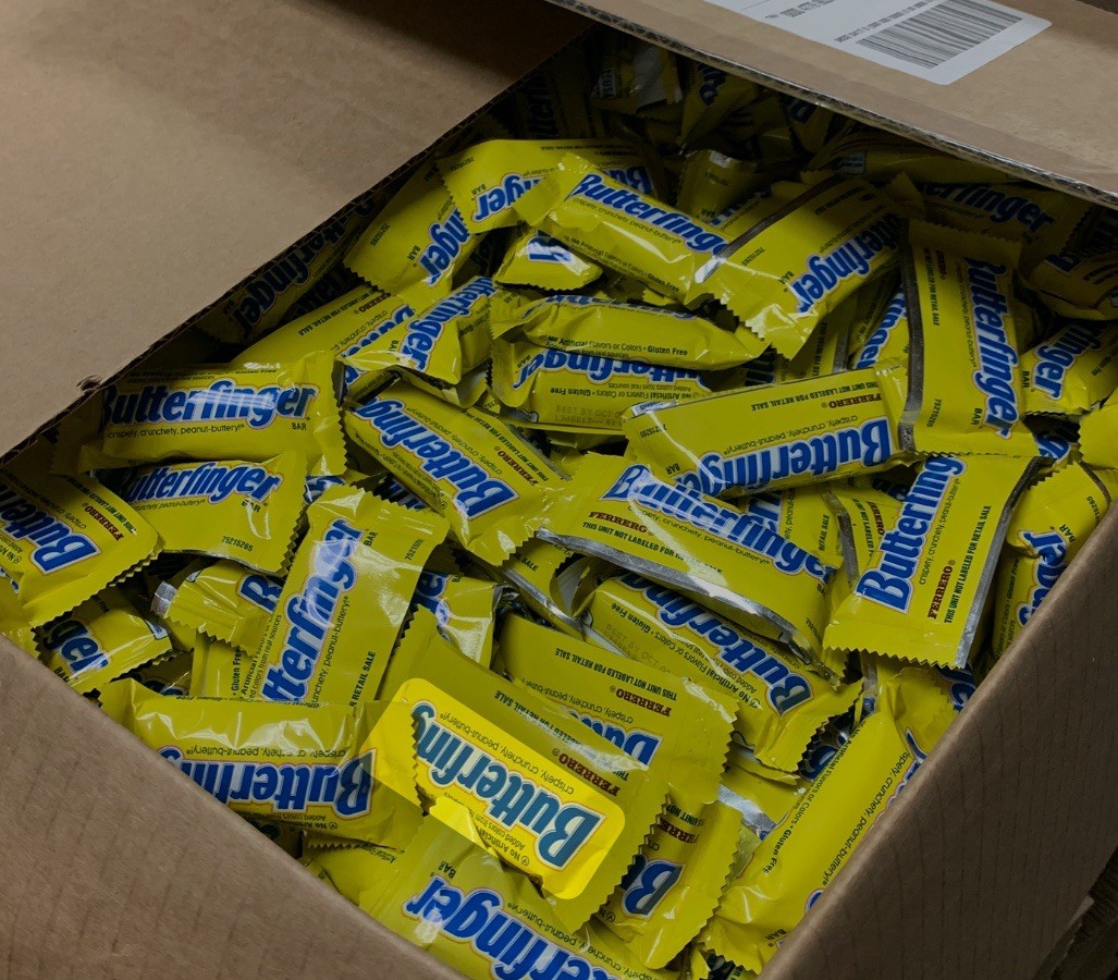 BUTTER FINGER FUN SIZE, Individually Wrapped 2 POUNDS - VALUE BULK PRICE NOW! FS gallery
