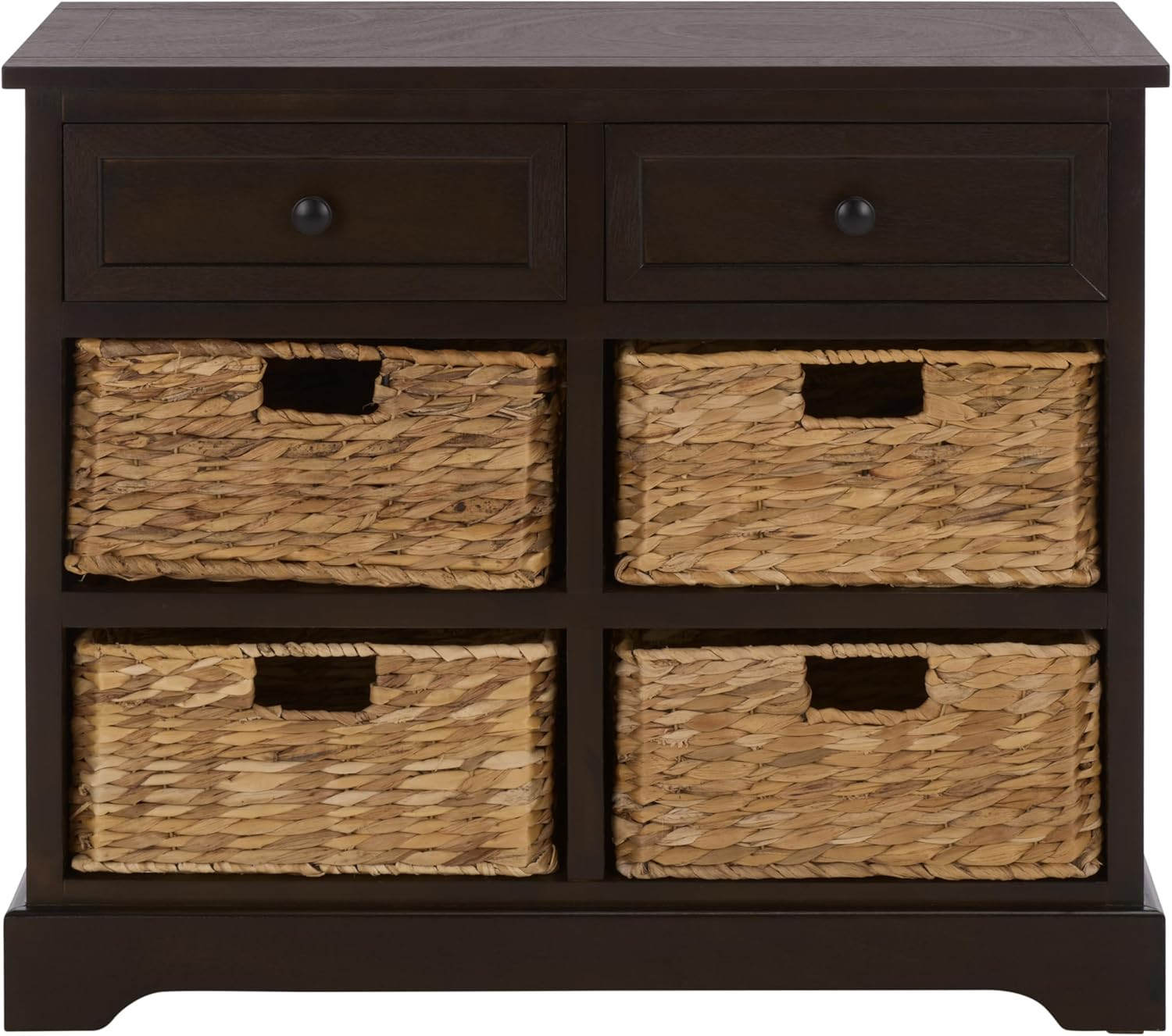 Herman Dark Chocolate Storage Unit with 4 Baskets - Fully Assembled gallery