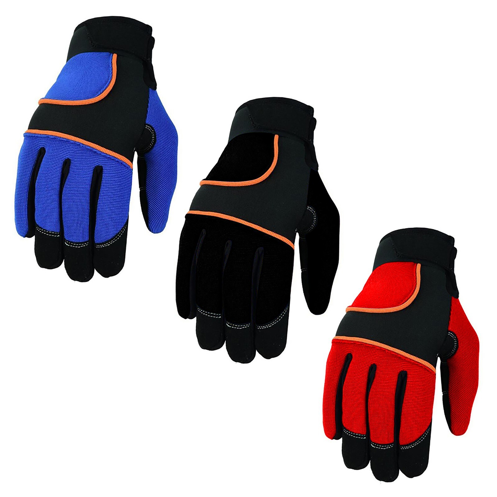 Safety Work Gloves Heavy duty Hand Protection Mechanic Gardening Builders Cut gallery